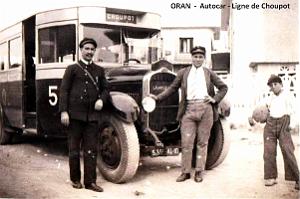 Oran -Autocar - Ligne de Choupot